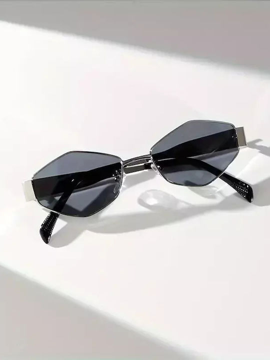 Women's Sunglasses with Multicolour Plastic Frame and Multicolour Mirror Lens G-11