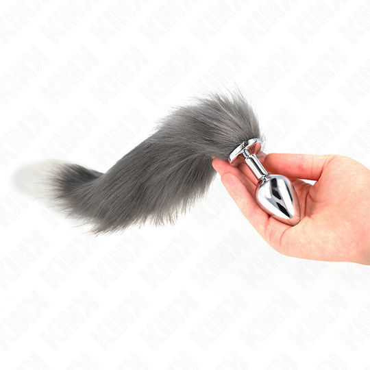Kink Anal Plug Mittel Gray