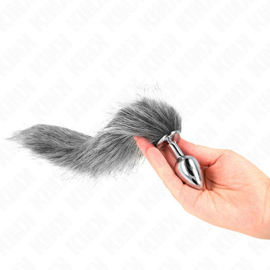 Kink Πρωκτική Σφήνα Small Γκρι 7cm