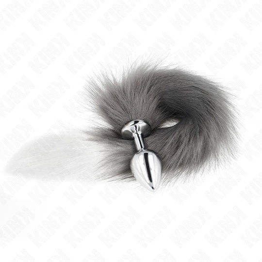 Kink Anal Plug Mittel Gray