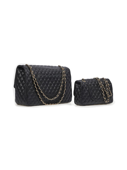 Damentasche Schultertasche Schwarz