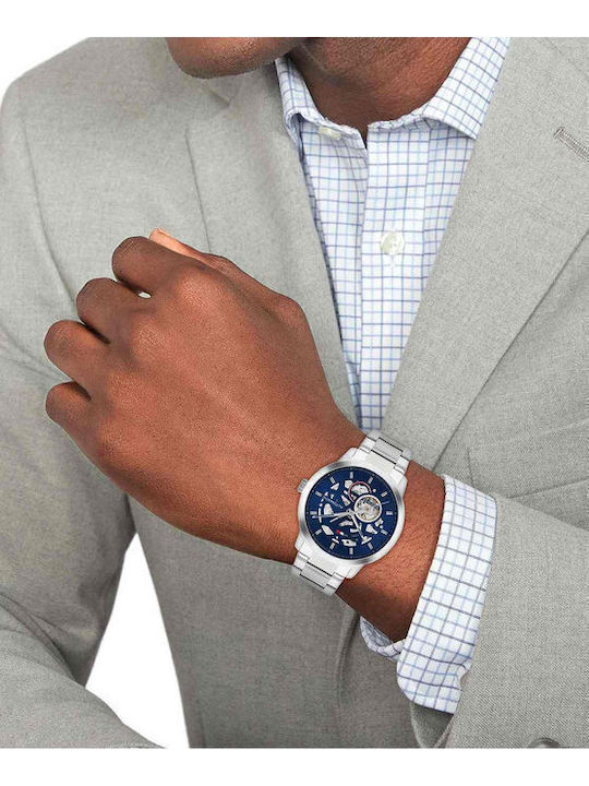 Tommy Hilfiger Henry Uhr Automatik mit Metallarmband Tommy Hilfiger Henry Uhr Automatik mit Metallarmband