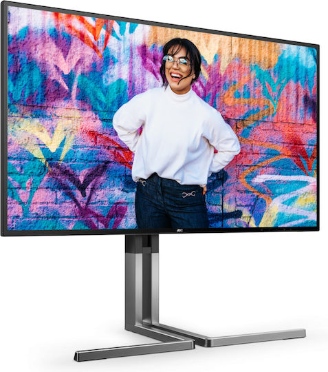 AOC U27U3CV IPS HDR Monitor 27" 4K 3840x2160 με Χρόνο Απόκρισης 4ms GTG