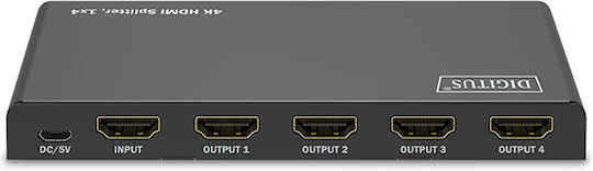 Digitus Hdmi Splitter 1 Input & 4 Output Ds-55337