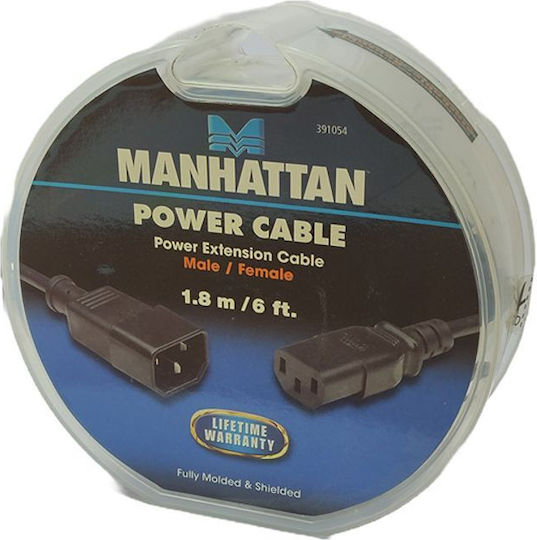 Manhattan - Кабел 1.8м Черен (391054)