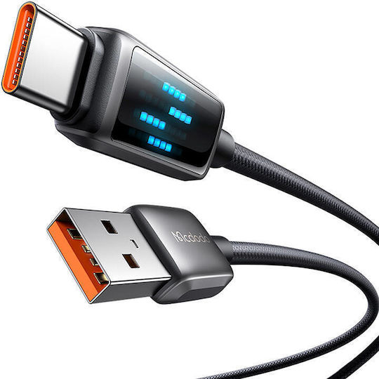 Mcdodo LED USB 2.0 Cable USB-C male - USB-A 100W PD Μαύρο 1.2m CA-2350