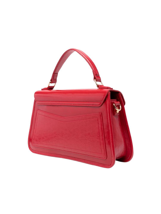 Moschino Leather Women's Bag Hand Red