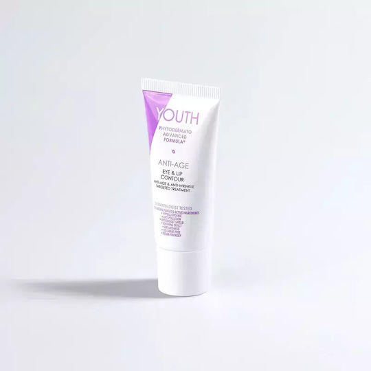 Youth Lab. Cremă de Ochi și Buze pentru Anti-îmbătrânire Reconstrucție Hidratare și Strălucire 20ml