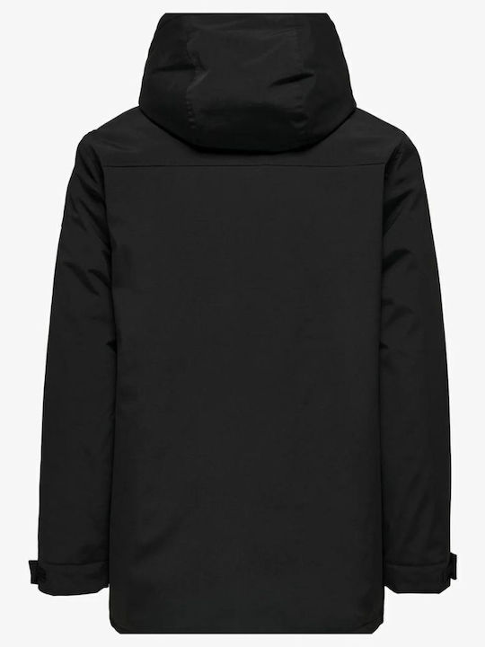 Winter Jacke Parka Black