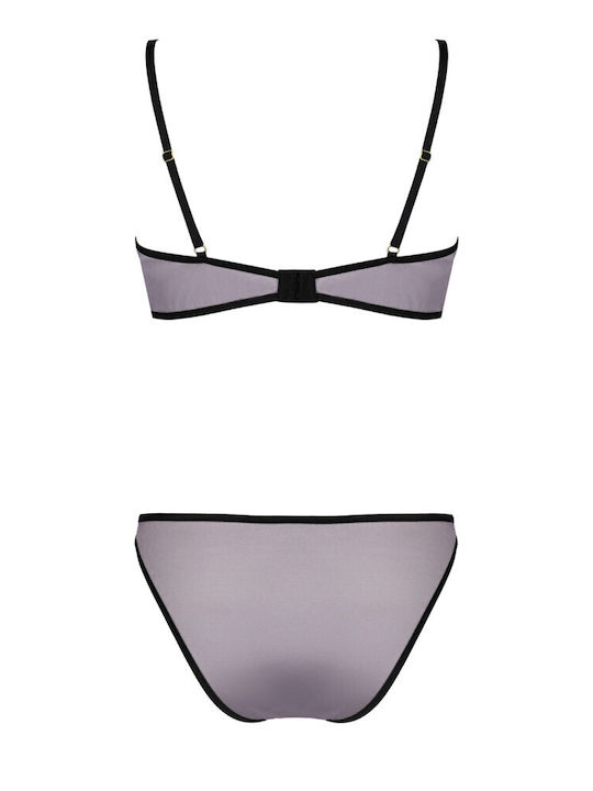 Casmir Lingerie Sexy Κορμάκι με Δαντέλα Μαύρο