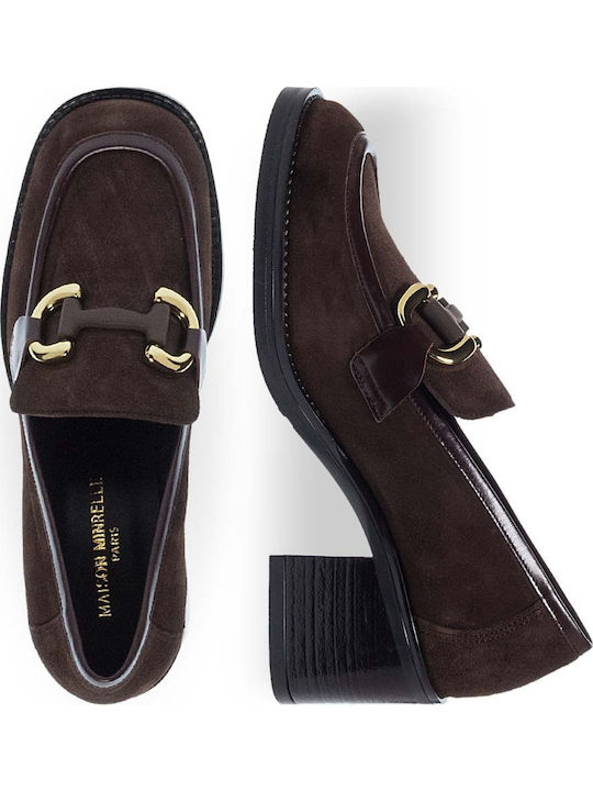 Leder Pumps Braun