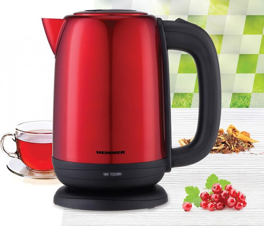 Heinner Електрическа Кана 1.7л 2200W Червена