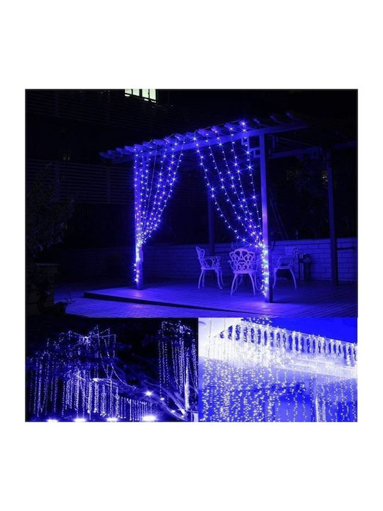 160 Λαμπάκια LED 8μ. Μπλε σε Σειρά