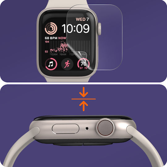 2x Schutzpaket Dünner Flexibler Displayschutz Apple Watch SE 40mm Imak