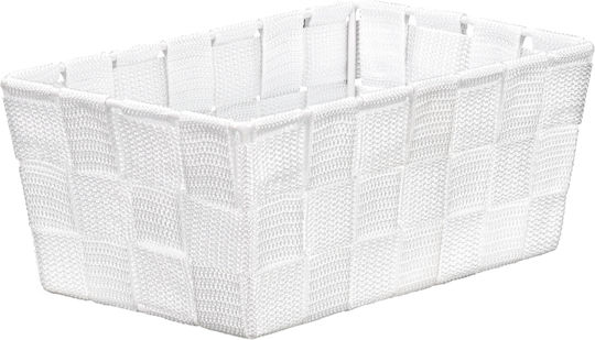 Kleine Wolke Storage Basket Plastic White 24x18.5x7cm 1pcs