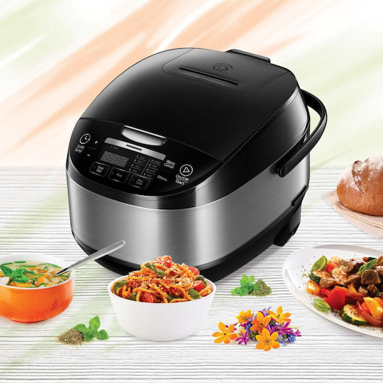Heinner Πολυμάγειρας 918W με Χωρητικότητα 5lt Ασημί