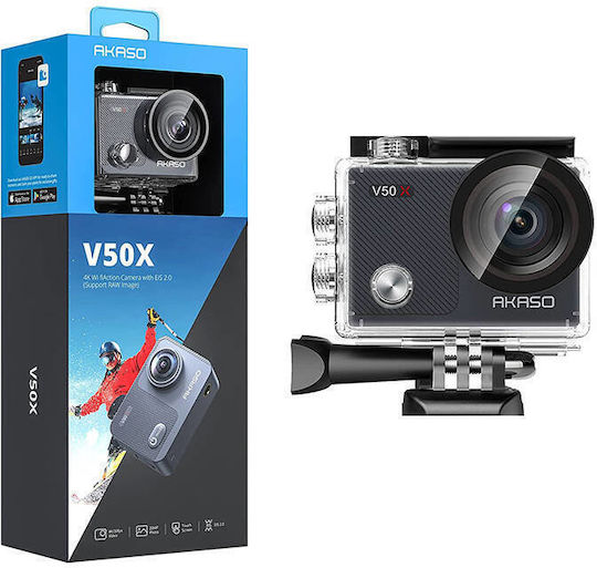 Akaso V50X Action Camera 4K Ultra HD Underwater Standard Grey