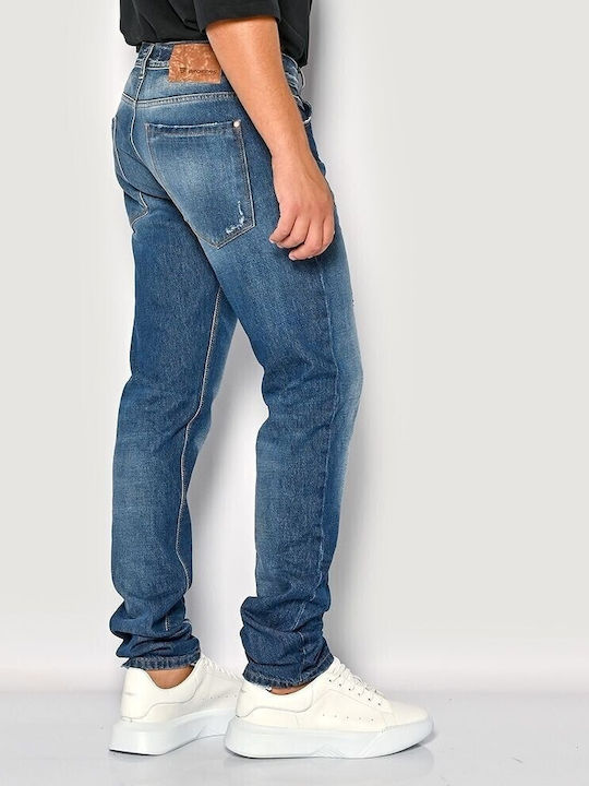 Men's Jeans Pants with Regular Fit Blue