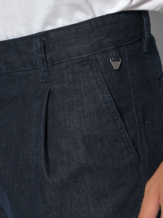 Ανδρικό Παντελόνι Τζιν με Slim Εφαρμογή Blue