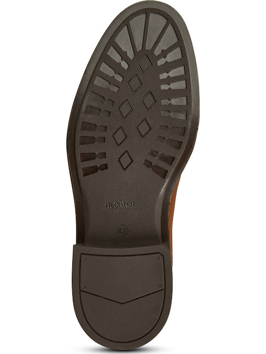 Leder Tabac Braun Chelsea Stiefeletten