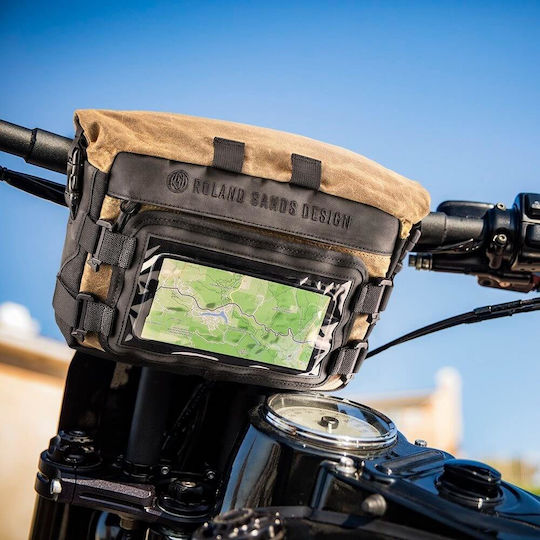 Kriega Geantă pentru ghidon Geantă moale pentru motocicletă 3lt în culoarea Maro