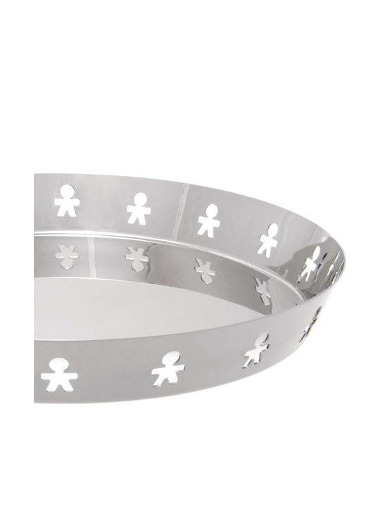 Alessi Ανοξείδωτος Δίσκος Σερβιρίσματος 21x21x2.7cm
