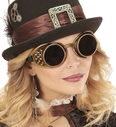 Αξεσουαρ Γυαλια Steampunk Bronze