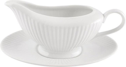 Oriana Ferelli Kea Gravy Boat made of Porcelain White