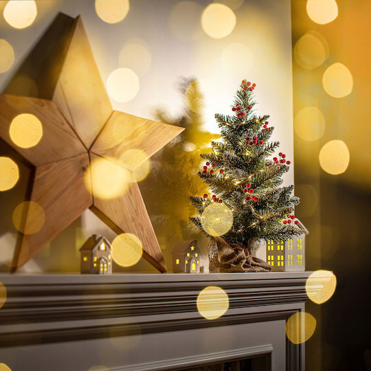 cu lumină LED Decorațiune de Crăciun Braduleț 50cm. Împodobit Verde