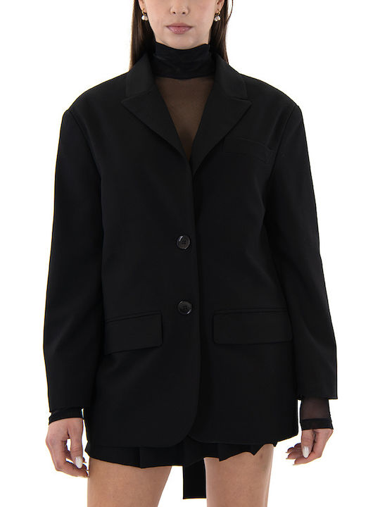 Black n Black Дълга Женски Сако Black