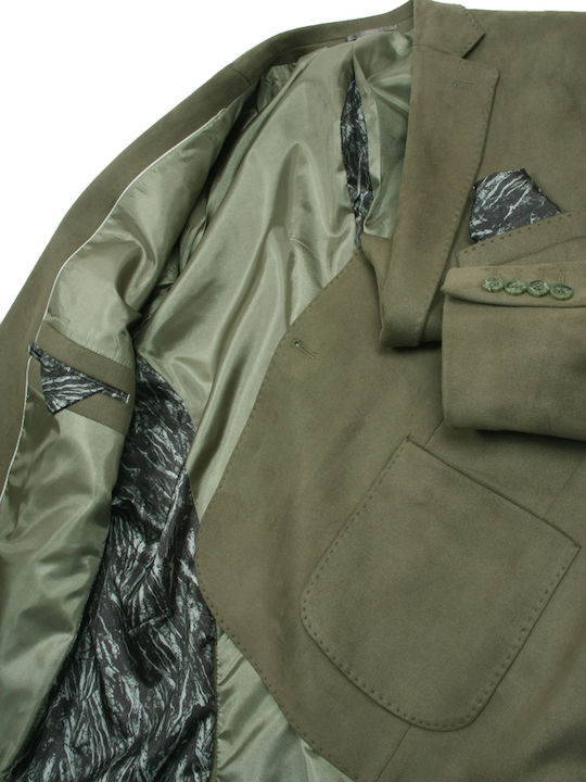 Men's Winter Suit Jacket Khaki
