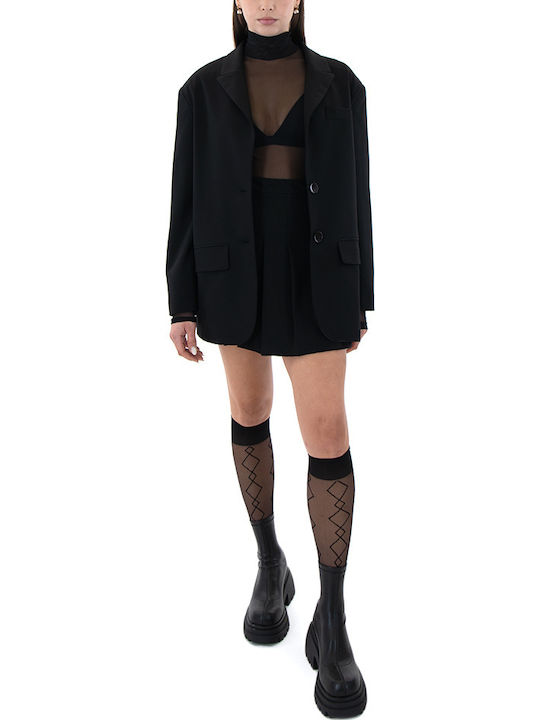 Black n Black Lang Damen Blazer Black