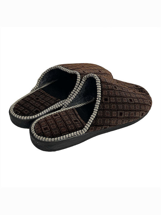 Ustyle Men's Slipper Brown