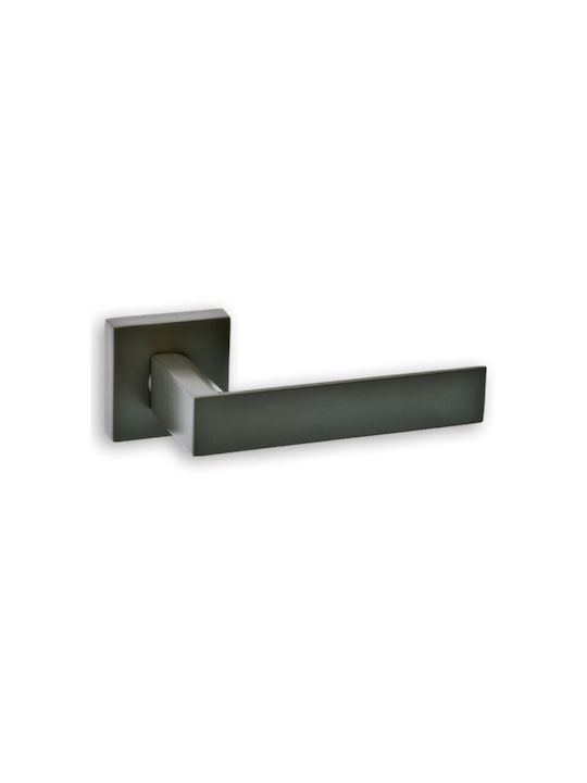 Best Design Lever Front Door with Plate Left (Center Distance 135mm) Sahara