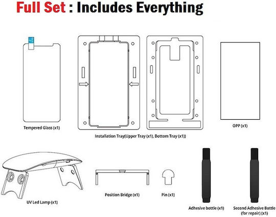 T-Max 3D 0.3mm Full Glue Tempered Glass (Galaxy S9+)