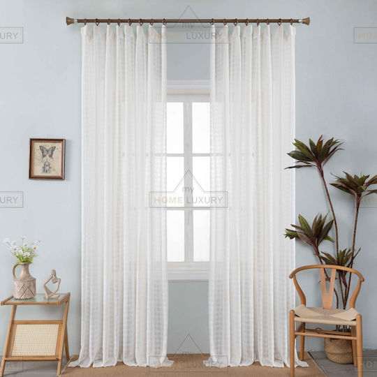 Homeone Curtain with Ecru Pencil Pleat