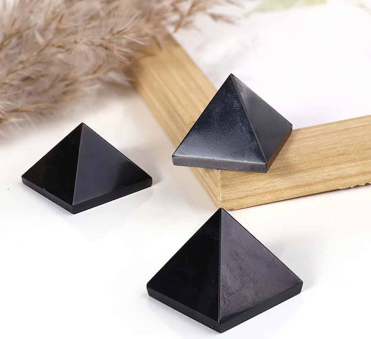 Natural Black Tourmaline Pyramid ±2.5x3cm