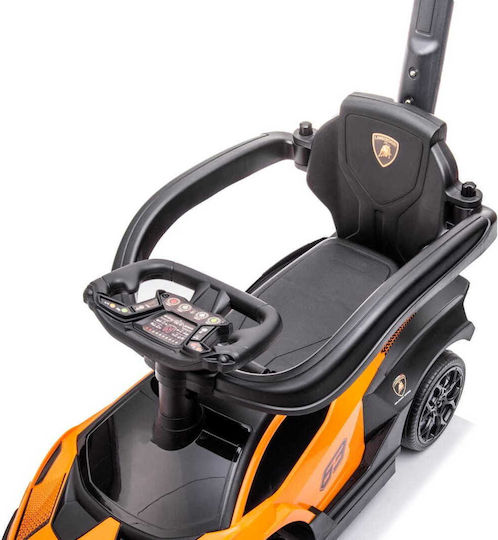 Sun Baby Baby Lauflernhilfe Ride On mit Elterngriff für 12+ Monate mit Geräuschen Orange
