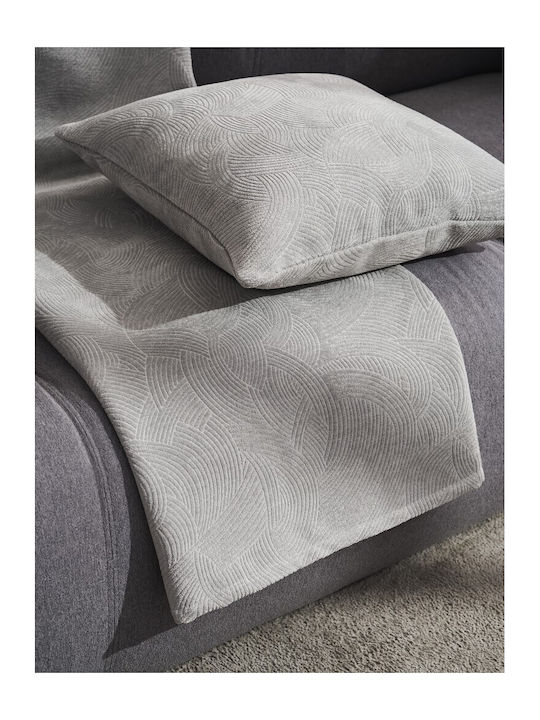 Gofis Home Sofa Throws 2 Seater Nimbus 180x250cm Cloud Grey 447/01