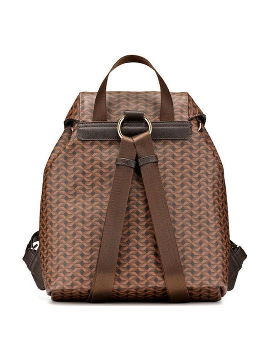 Borsa Donna Leather Women's Bag Backpack Brown