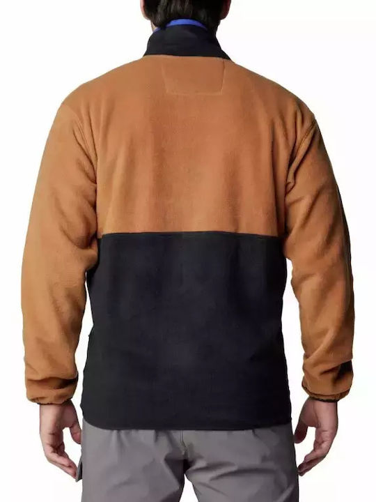 Backbowl Ii Full Ανδρική Ζακέτα Fleece Camel Brown, Black