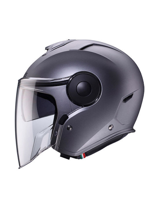 Caberg Matt Gun Motorcycle Helmet Jet ECE 22.06