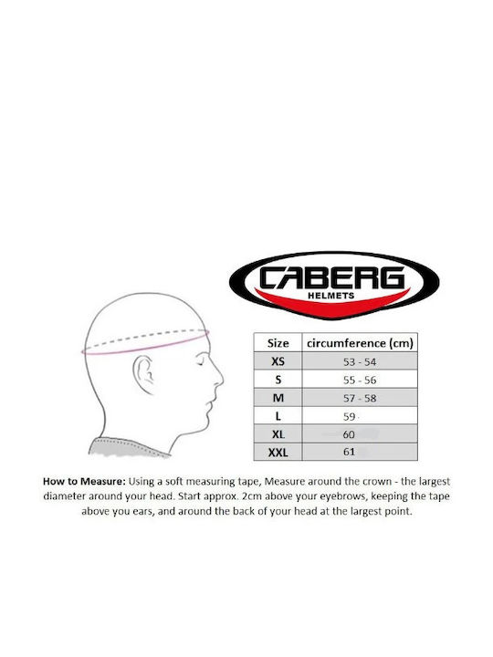 Caberg Мотоциклетна каска Джет ECE 22.06