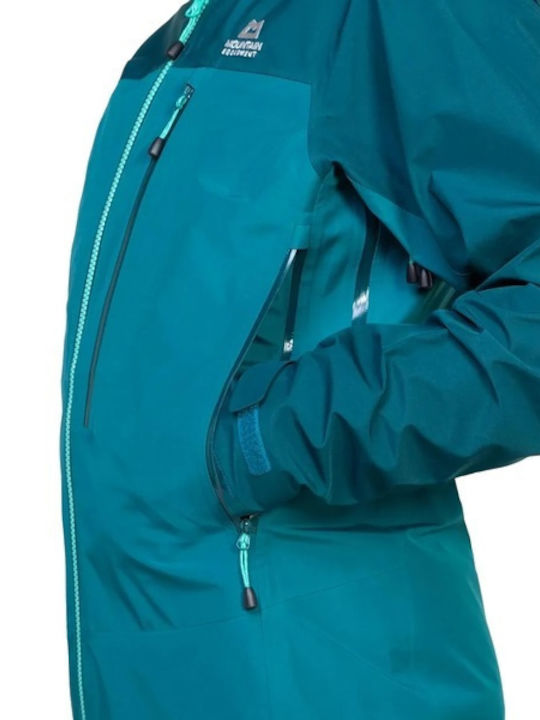 Κοντό Γυναικείο Μπουφάν για Χειμώνα Spruce - Deep Teal