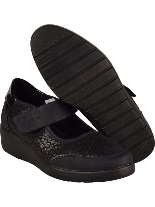 Anatomic Ballerinas With strap Black