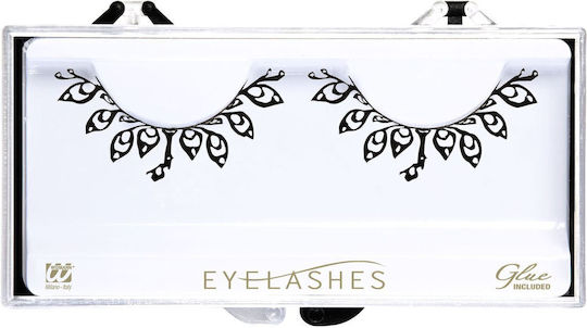 Karneval Wimpern Schwarze