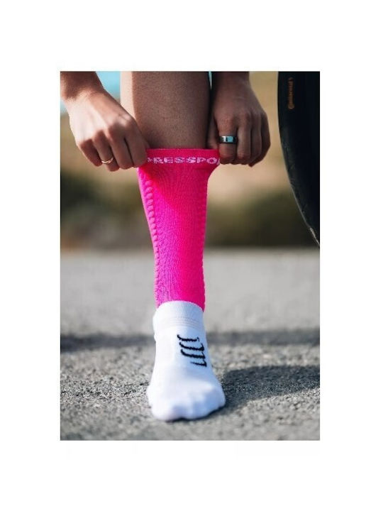 Compressport Pro Racing Sportsocken Rosa 1 Paar