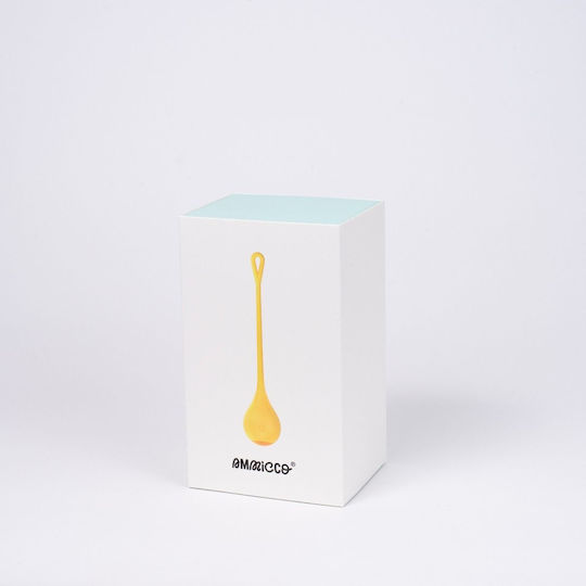 Ammicco Mini Δονητής με Απομακρυσμένο Έλεγχο Κίτρινος