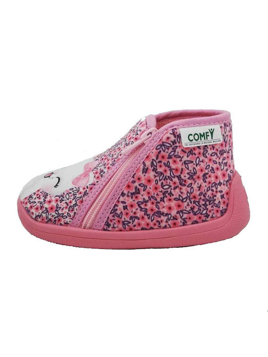 Comfy Anatomic Anatomic Kids Slippers Pink Graff