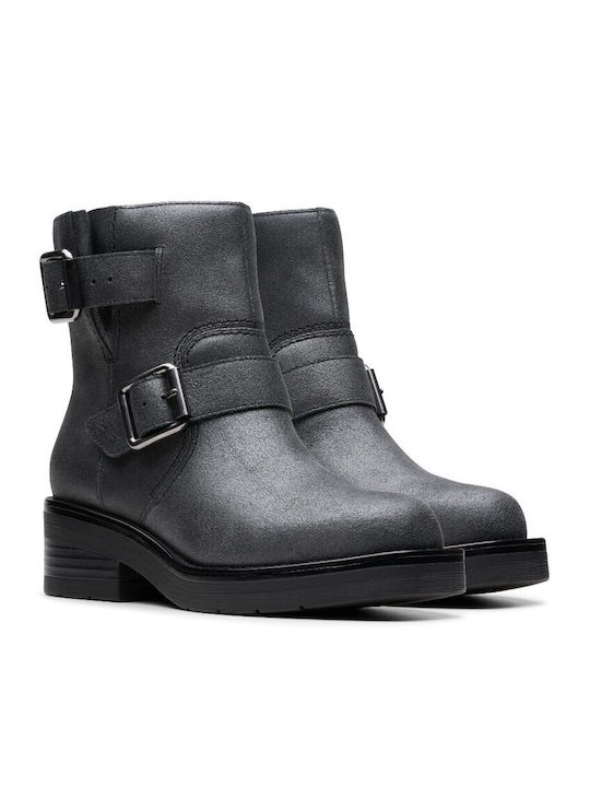 Clarks Buckle Women's Chelsea Boots Black